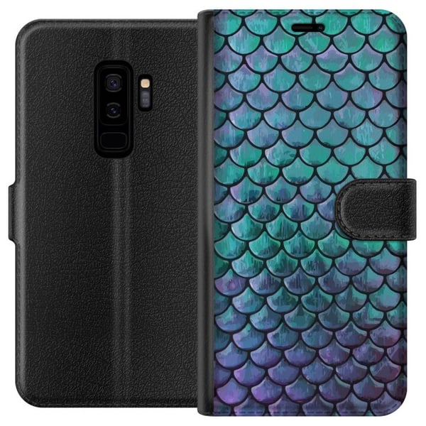 Kompatibelt Plånboksfodral till Samsung Galaxy S9+ Strålande sjöprinsessa Kompatibelt Plånboksfodral till Samsung Galaxy S9+ Strålande sjöprinsessa