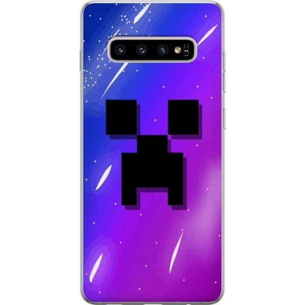 Kompatibelt Mobilskal till Samsung Galaxy S10+ Minecraft