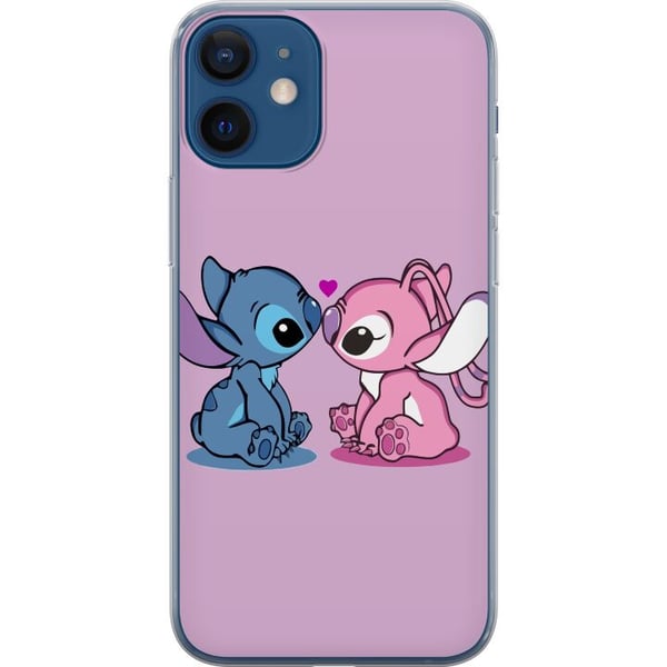 Kompatibelt Mobildeksel til Apple iPhone 12 lilo & stitch 2025