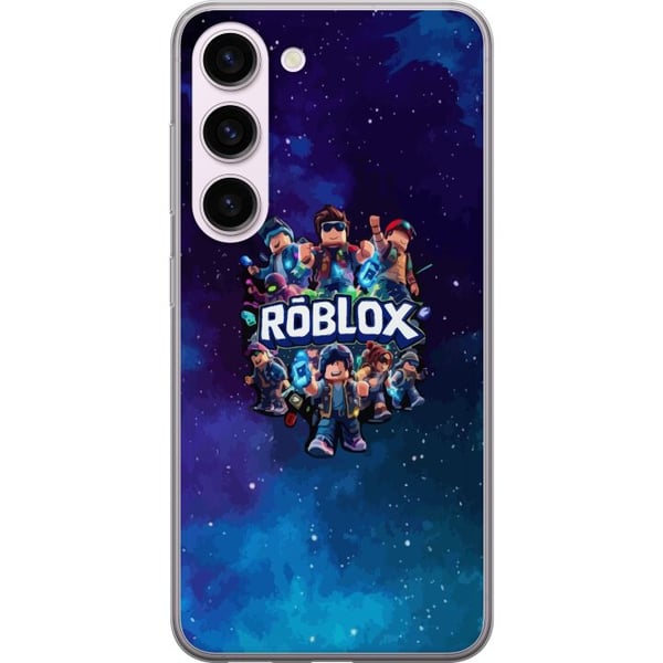 Kompatibel Mobilcover til Samsung Galaxy S23 Roblox-gamingdesign med avatarer, galaksebaggrund i blå og lilla nuancer, populær Roblox-stil, episk teg Kompatibel Mobilcover til Samsung Galaxy S23 Roblox-gamingdesign med avatarer, galaksebaggrund i blå og lilla nuancer, populær Roblox-stil, episk teg