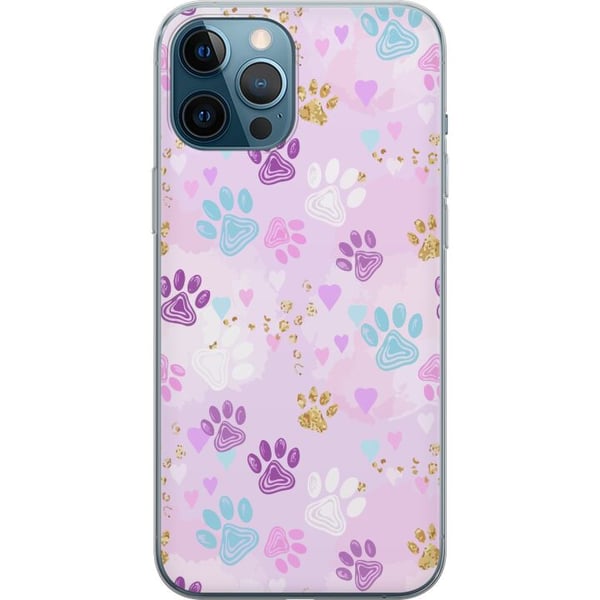 Yhteensopiva Puhelinkuori Apple iPhone 12 Pro Max Värikkäät tassut