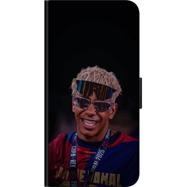 Kompatibelt Plånboksfodral till Samsung Galaxy A20s Lamine Yamal mobilskal i stilren sportdesign