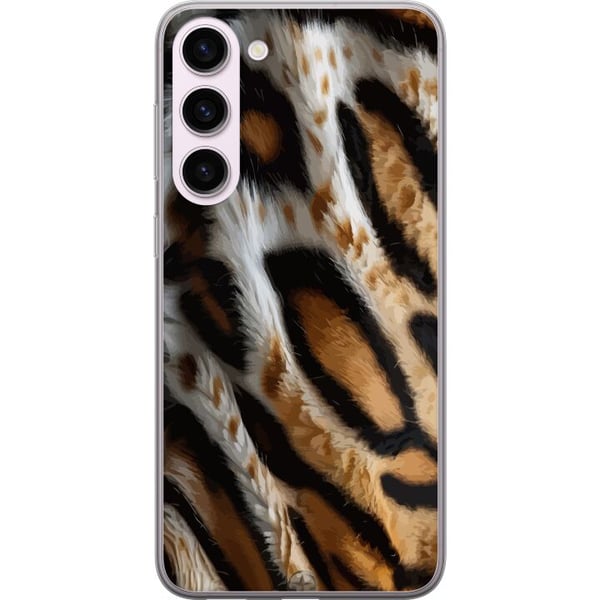 Kompatibel Mobilcover til Samsung Galaxy S23+ Tigerstribemønster safaridyr Kompatibel Mobilcover til Samsung Galaxy S23+ Tigerstribemønster safaridyr