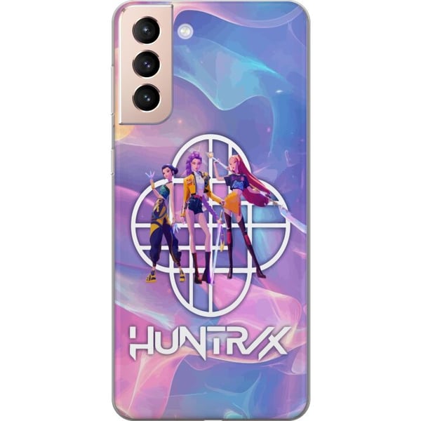 Kompatibelt Mobildeksel til Samsung Galaxy S21 Huntrix Neon Trio Kpop Demon Hunter Fargerik futuristisk design med tre kvinnelige helter i pastell- o Kompatibelt Mobildeksel til Samsung Galaxy S21 Huntrix Neon Trio Kpop Demon Hunter Fargerik futuristisk design med tre kvinnelige helter i pastell- o