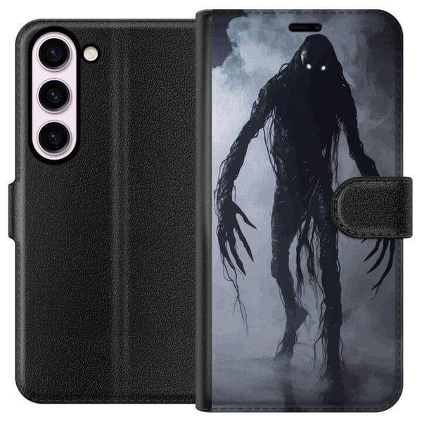 Kompatibel Tegnebogsetui til Samsung Galaxy S23 Tåget monster fantasy mørkt væsen Kompatibel Tegnebogsetui til Samsung Galaxy S23 Tåget monster fantasy mørkt væsen