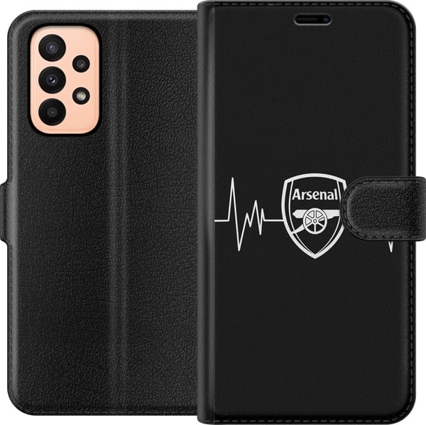 Kompatibel Tegnebogsetui til Samsung Galaxy A23 Arsenal