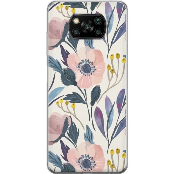 Kompatibel Mobilcover til Xiaomi Poco X3 NFC Blomsterlykke