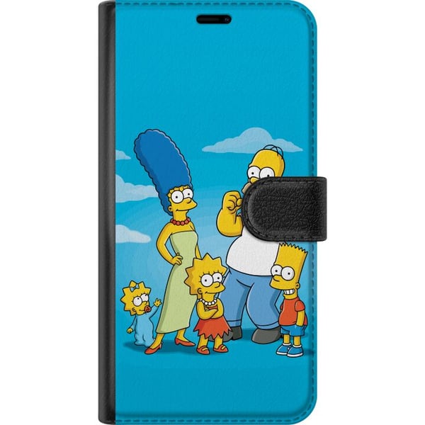 Kompatibelt Lommeboketui til Samsung Galaxy S20 FE The Simpsons-familieportrett med Homer, Marge, Bart, Lisa og Maggie, ikonisk tegnet motiv