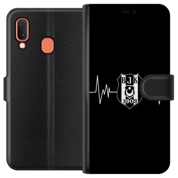 Kompatibelt Plånboksfodral till Samsung Galaxy A20e Beşiktaş J.K. Kompatibelt Plånboksfodral till Samsung Galaxy A20e Beşiktaş J.K.