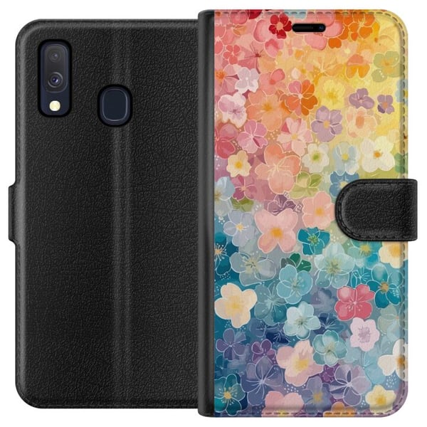 Kompatibel Tegnebogsetui til Samsung Galaxy A40 Station 19
