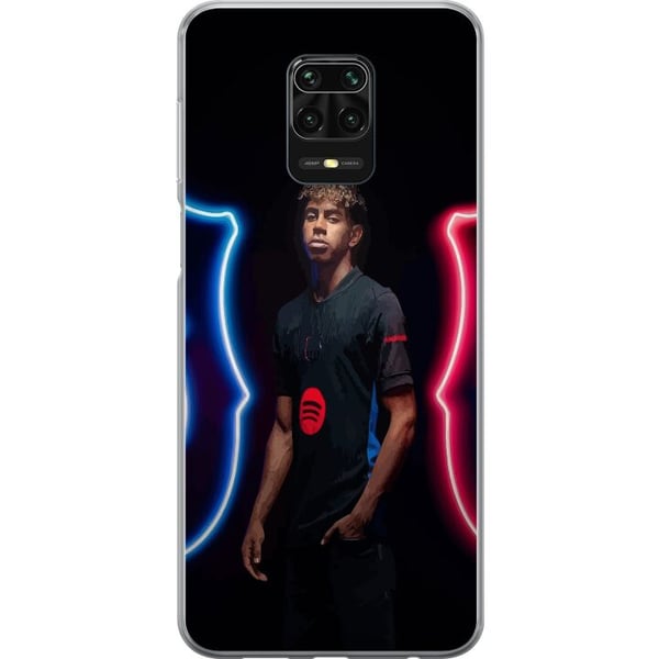 Yhteensopiva Puhelinkuori Xiaomi Redmi Note 9S Yamal Fotboll FC Barcelona Ung Talang Spelare Spanien