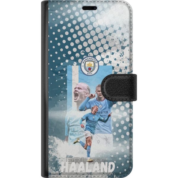 Kompatibelt Plånboksfodral till Samsung Galaxy S20+ Erling Haaland Manchester City Norge målgaranti enorm fysik och sylvassa avslut som gör honom til