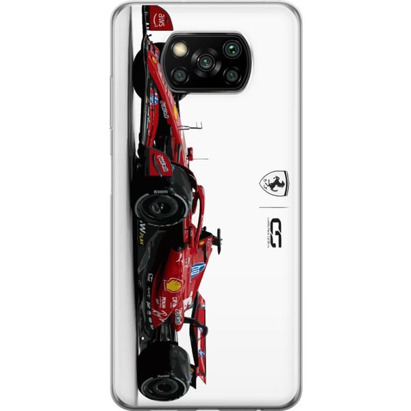 Kompatibel Mobilcover til Xiaomi Poco X3 NFC Formel 1-racing F1-sportsvogn