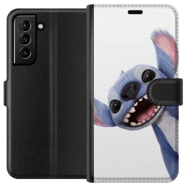 Kompatibelt Lommeboketui til Samsung Galaxy S21+ 5G Lilo & Stitch Kompatibelt Lommeboketui til Samsung Galaxy S21+ 5G Lilo & Stitch