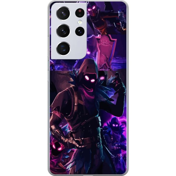 Kompatibel Mobilcover til Samsung Galaxy S21 Ultra 5G Fortnite Raven