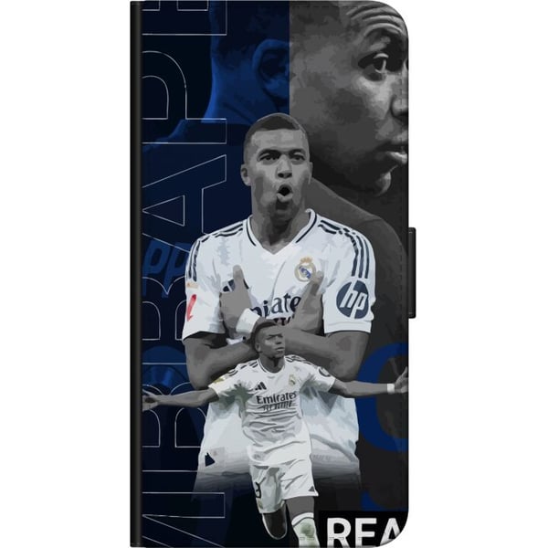 Kompatibelt Plånboksfodral till Samsung Galaxy A20s Kylian Mbappé Real Madrid Frankrike extrem fart stark teknik och otroligt målsinne som gör honom
