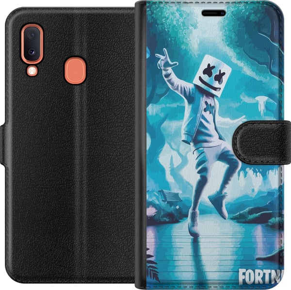 Kompatibelt Lommeboketui til Samsung Galaxy A20e Marshmallow Dancer