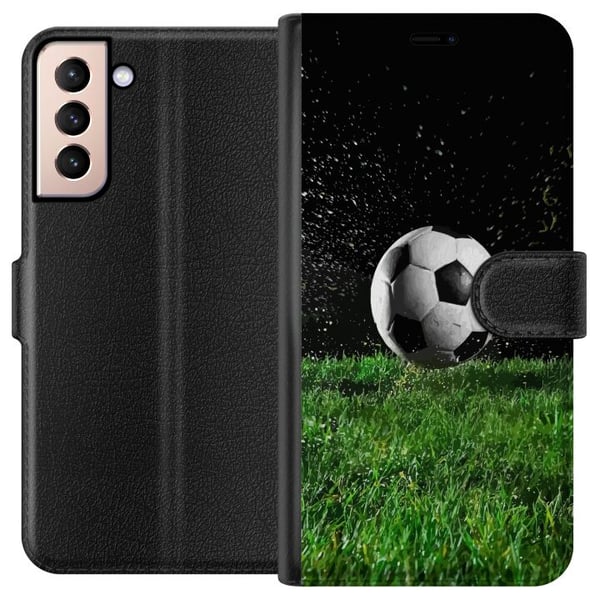 Kompatibelt Lommeboketui til Samsung Galaxy S21 Fotballhandling Kompatibelt Lommeboketui til Samsung Galaxy S21 Fotballhandling