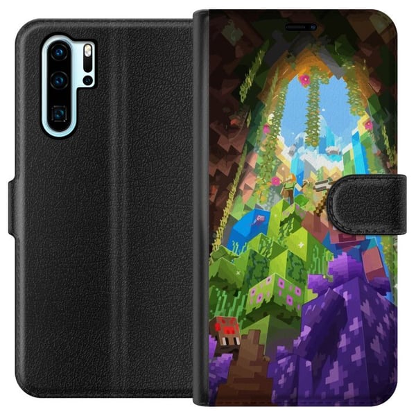 Yhteensopiva Lompakkokotelo Huawei P30 Pro Minecraft