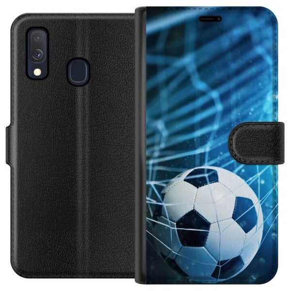 Yhteensopiva Lompakkokotelo Samsung Galaxy A40 VM Jalkapallo 2018
