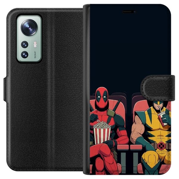 Yhteensopiva Lompakkokotelo Xiaomi 12 Deadpool & Wolverine
