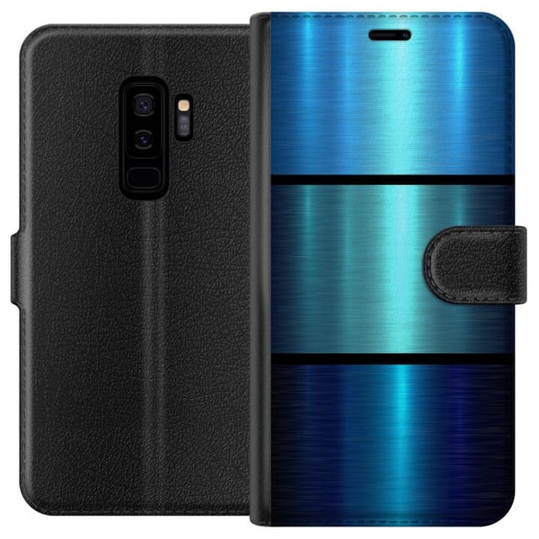 Kompatibelt Plånboksfodral till Samsung Galaxy S9+ Blå Kompatibelt Plånboksfodral till Samsung Galaxy S9+ Blå