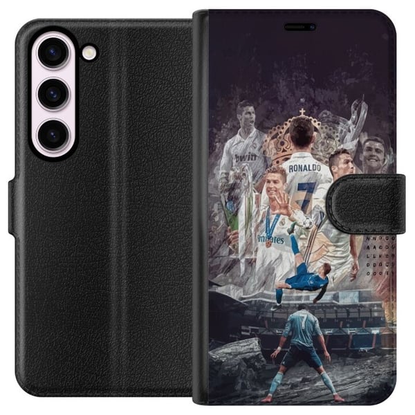 Kompatibelt Lommeboketui til Samsung Galaxy S23 Cristiano Ronaldo Al-Nassr Portugal ikonisk målmaskin og global superstjerne med historiske rekorder