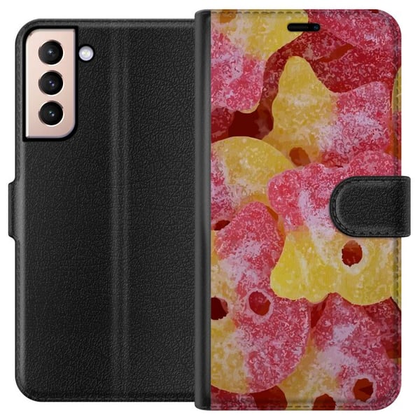 Kompatibel Tegnebogsetui til Samsung Galaxy S21 BUBS Raspberry | Blueberry Kompatibel Tegnebogsetui til Samsung Galaxy S21 BUBS Raspberry | Blueberry