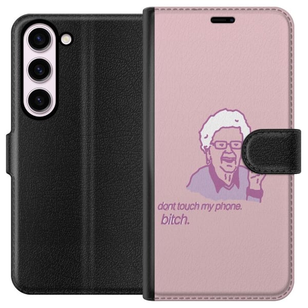 Yhteensopiva Lompakkokotelo Samsung Galaxy S23 Älä koske puhelimeeni
