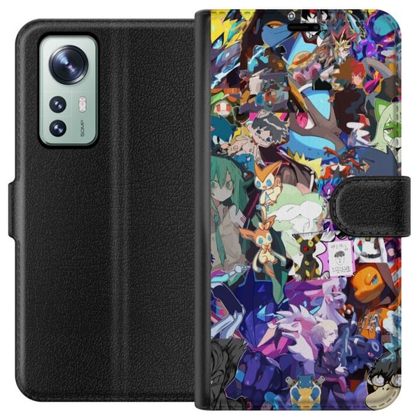 Yhteensopiva Lompakkokotelo Xiaomi 12 Pokémon Blaze
