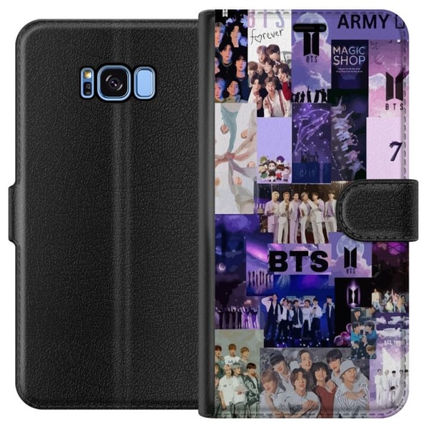 Kompatibelt Plånboksfodral till Samsung Galaxy S8 BTS Kompatibelt Plånboksfodral till Samsung Galaxy S8 BTS