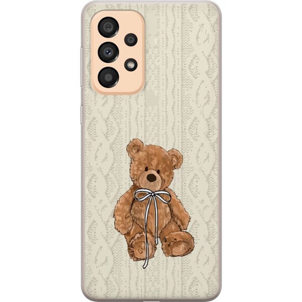 Kompatibelt Mobilskal till Samsung Galaxy A33 5G Liten Nalle – klassisk nalle i enkel design