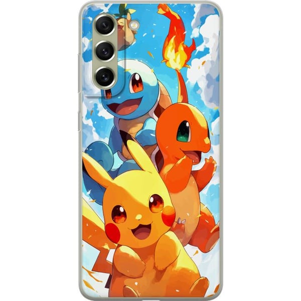 Kompatibelt Mobildeksel til Samsung Galaxy S21 FE 5G Pocket Creatures - inspirert av Pokémon uten å nevne navnet Kompatibelt Mobildeksel til Samsung Galaxy S21 FE 5G Pocket Creatures - inspirert av Pokémon uten å nevne navnet