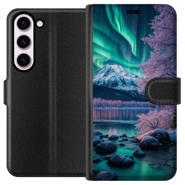 Kompatibel Tegnebogsetui til Samsung Galaxy S23 Norrsken