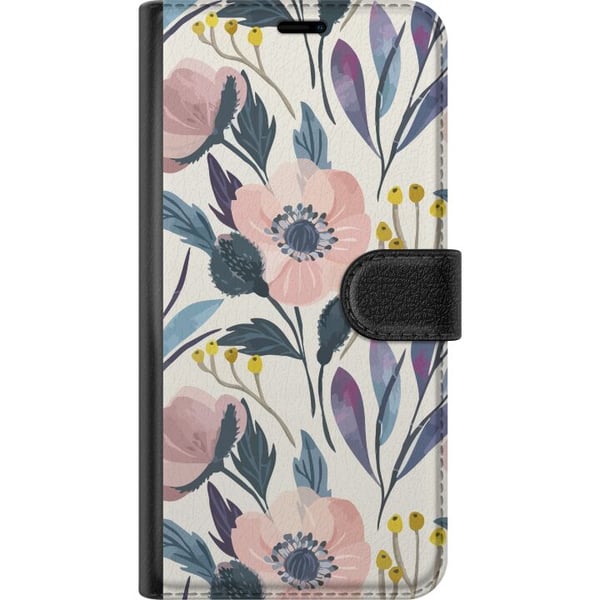 Kompatibelt Plånboksfodral till Apple iPhone 13 mini Blomsterlycka