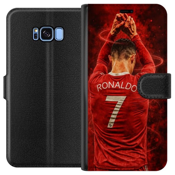 Kompatibelt Plånboksfodral till Samsung Galaxy S8 Ronaldo Kompatibelt Plånboksfodral till Samsung Galaxy S8 Ronaldo