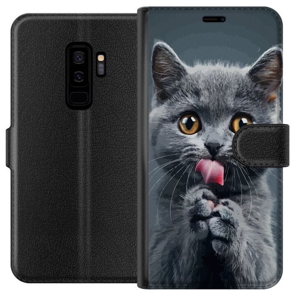 Kompatibel Tegnebogsetui til Samsung Galaxy S9+ Kat