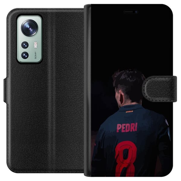 Yhteensopiva Lompakkokotelo Xiaomi 12 Pedri FC Barcelona Jalkapallo Espanjalainen Keskikenttäpelaaja Maali Urheilumotivaatio Fanit Lapset Nuoret