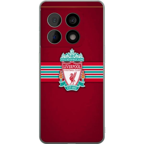 Kompatibelt Mobildeksel til OnePlus 10 Pro Liverpool supporterutstyr fotball merch rød