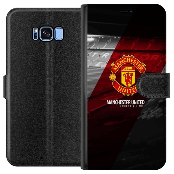 Kompatibelt Plånboksfodral till Samsung Galaxy S8 Manchester United FC Kompatibelt Plånboksfodral till Samsung Galaxy S8 Manchester United FC