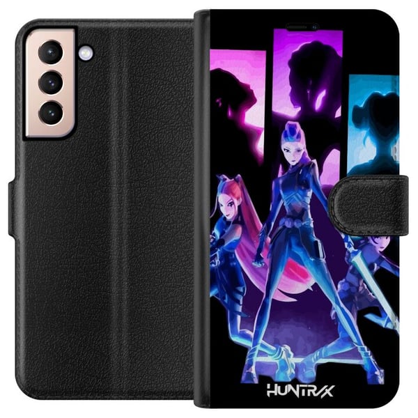Yhteensopiva Lompakkokotelo Samsung Galaxy S21 Futuristinen tyttöryhmäkuvitus, jossa on neonvaloja ja voimakkaita värejä sci-fi-estetiikassa Yhteensopiva Lompakkokotelo Samsung Galaxy S21 Futuristinen tyttöryhmäkuvitus, jossa on neonvaloja ja voimakkaita värejä sci-fi-estetiikassa
