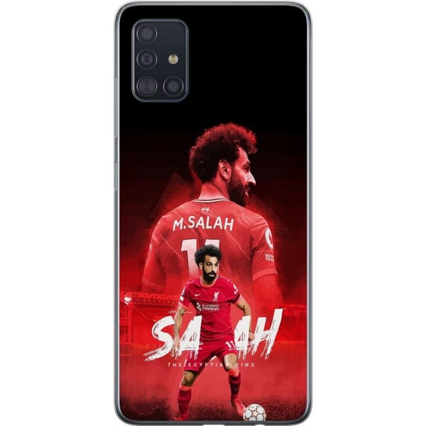 Kompatibelt Mobilskal till Samsung Galaxy A51 Mohamed Salah Liverpool Egypten teknisk legend med snabbhet dribblingar och otrolig klubbhistoria i Liv
