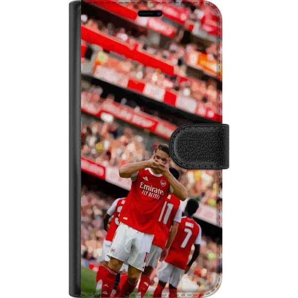 Kompatibelt Lommeboketui til Samsung Galaxy S10 Lite Arsenal-illustrasjon – Martin Ødegaard i fotballdrakt, målgestdesign