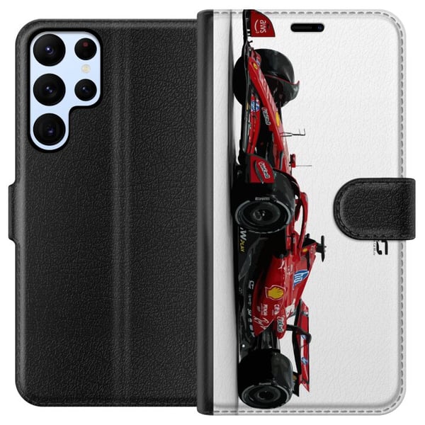 Yhteensopiva Lompakkokotelo Samsung Galaxy S22 Ultra 5G Formula 1 -kilpa-ajo F1-urheiluauto