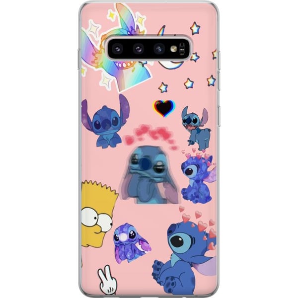 Kompatibelt Mobilskal till Samsung Galaxy S10+ Stitch haha