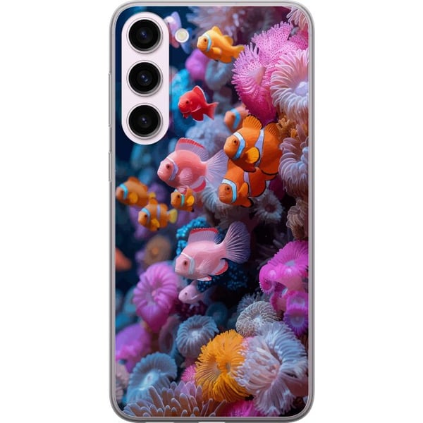 Kompatibel Mobilcover til Samsung Galaxy S23+ Fisk Koral Ocean Hav Undervands Kompatibel Mobilcover til Samsung Galaxy S23+ Fisk Koral Ocean Hav Undervands