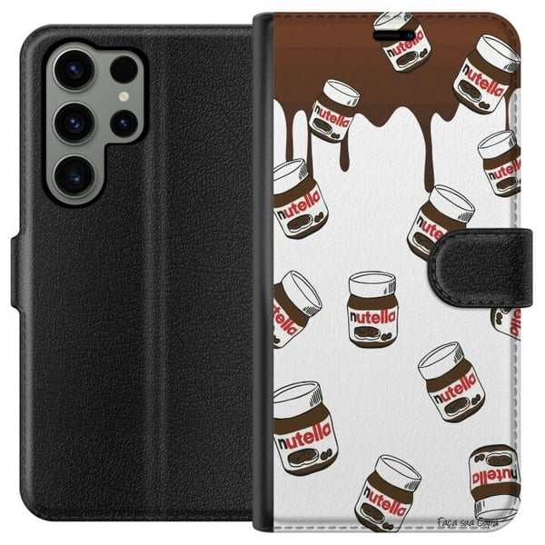 Kompatibelt Lommeboketui til Samsung Galaxy S23 Ultra Nutella Kawaii Dessert Søt Søt