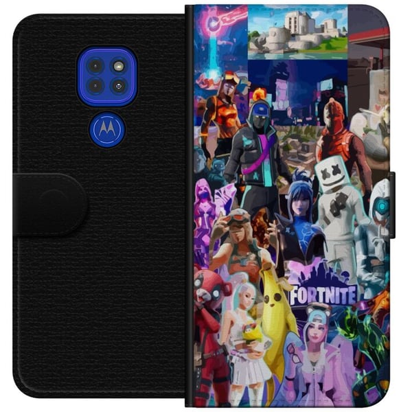 Kompatibel Tegnebogsetui til Motorola Moto G9 Play Fortnite