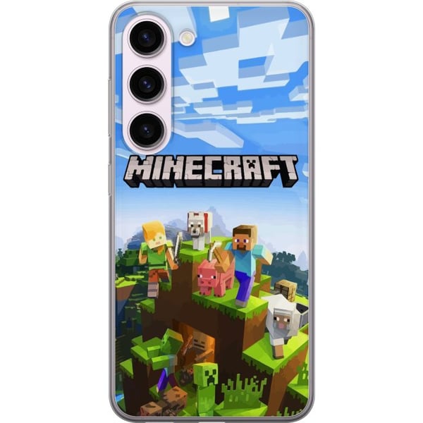 Kompatibel Mobilcover til Samsung Galaxy S23 Minecraft-pixelverden Creeper gamingdesign