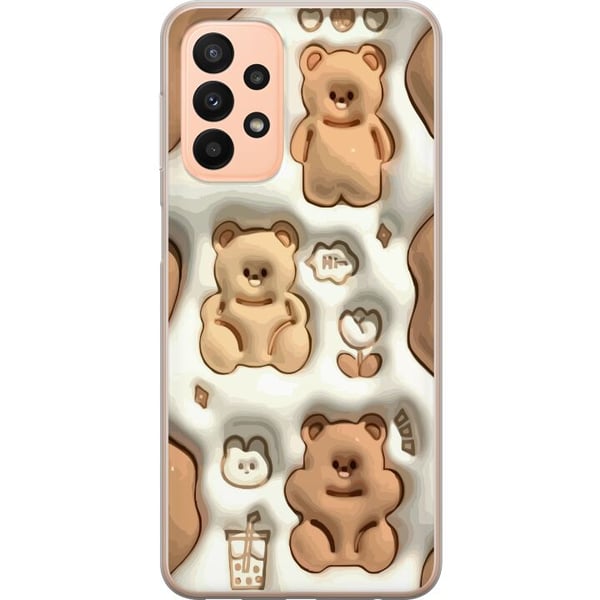 Yhteensopiva Puhelinkuori Samsung Galaxy A23 Kuplivat Karhut